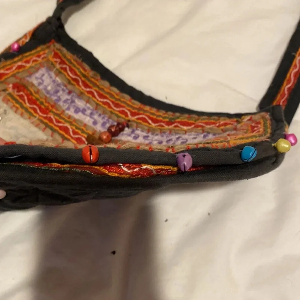 HOBO SEQUINS COLORFUL BELL BAG FABRIC LIGHT WEIGHT